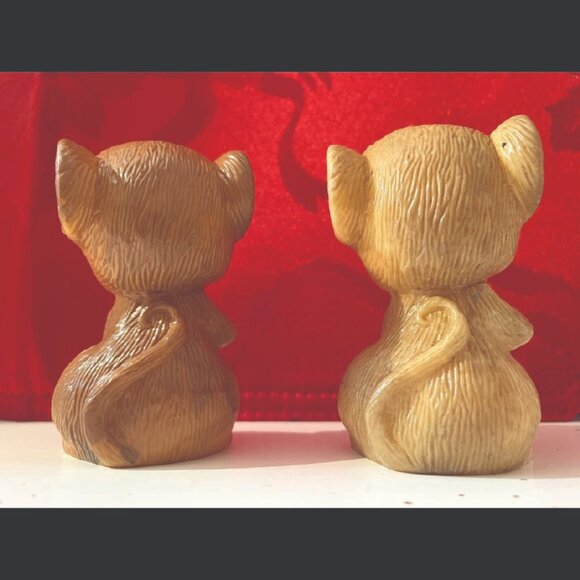 Vintage Mouse Salt & Pepper Shakers - 1970s - Picture 3 of 4